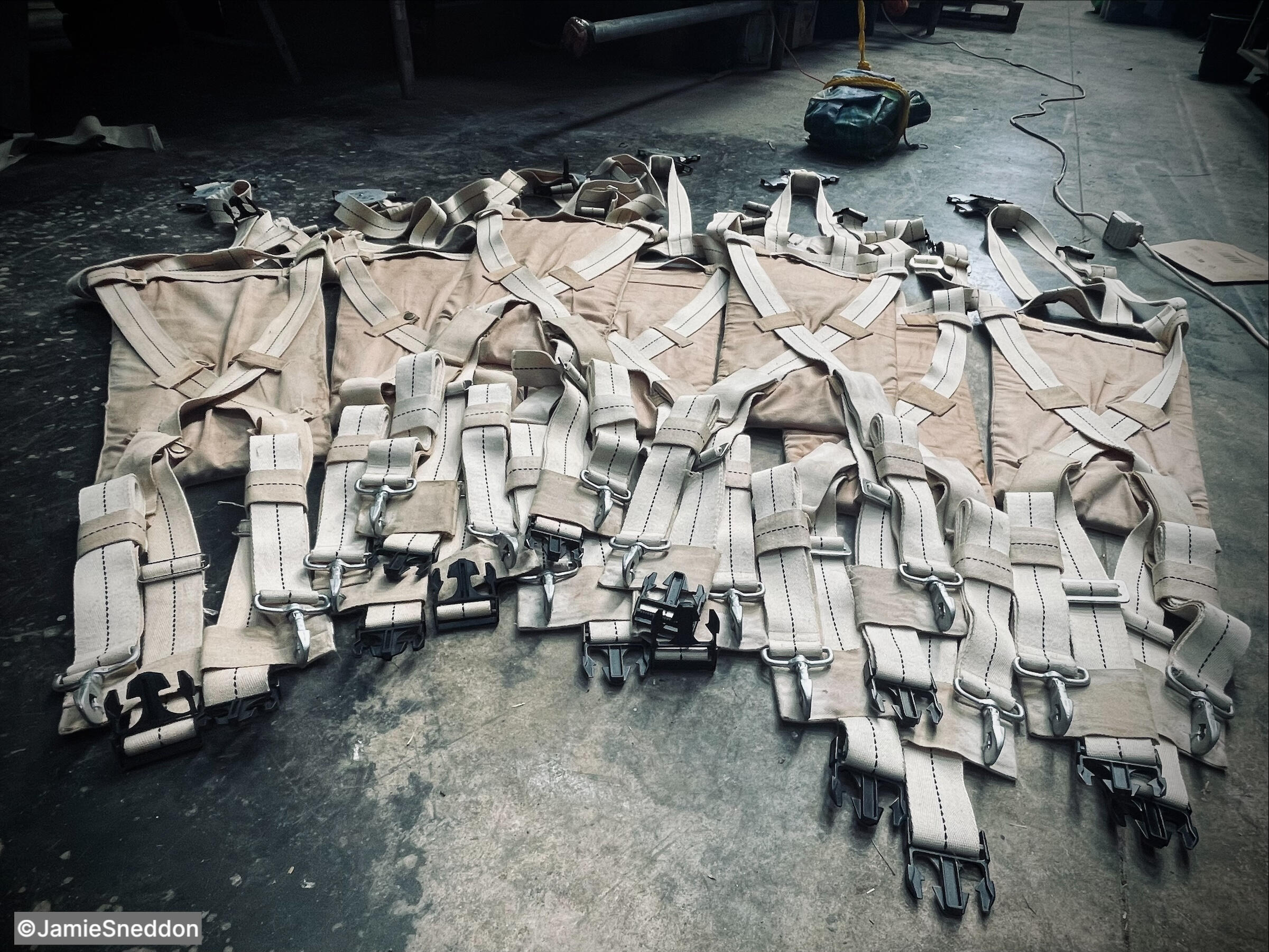 Goodtime Charlie - Replica Observer Parachute harnesses